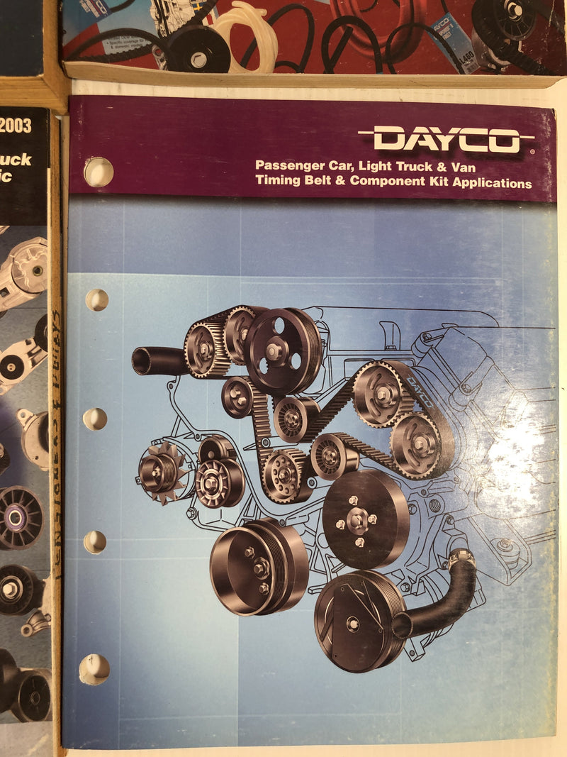 Dayco Automotive & Fleet Catalogs Facts & Data, Passenger Car, Light Truck, Van