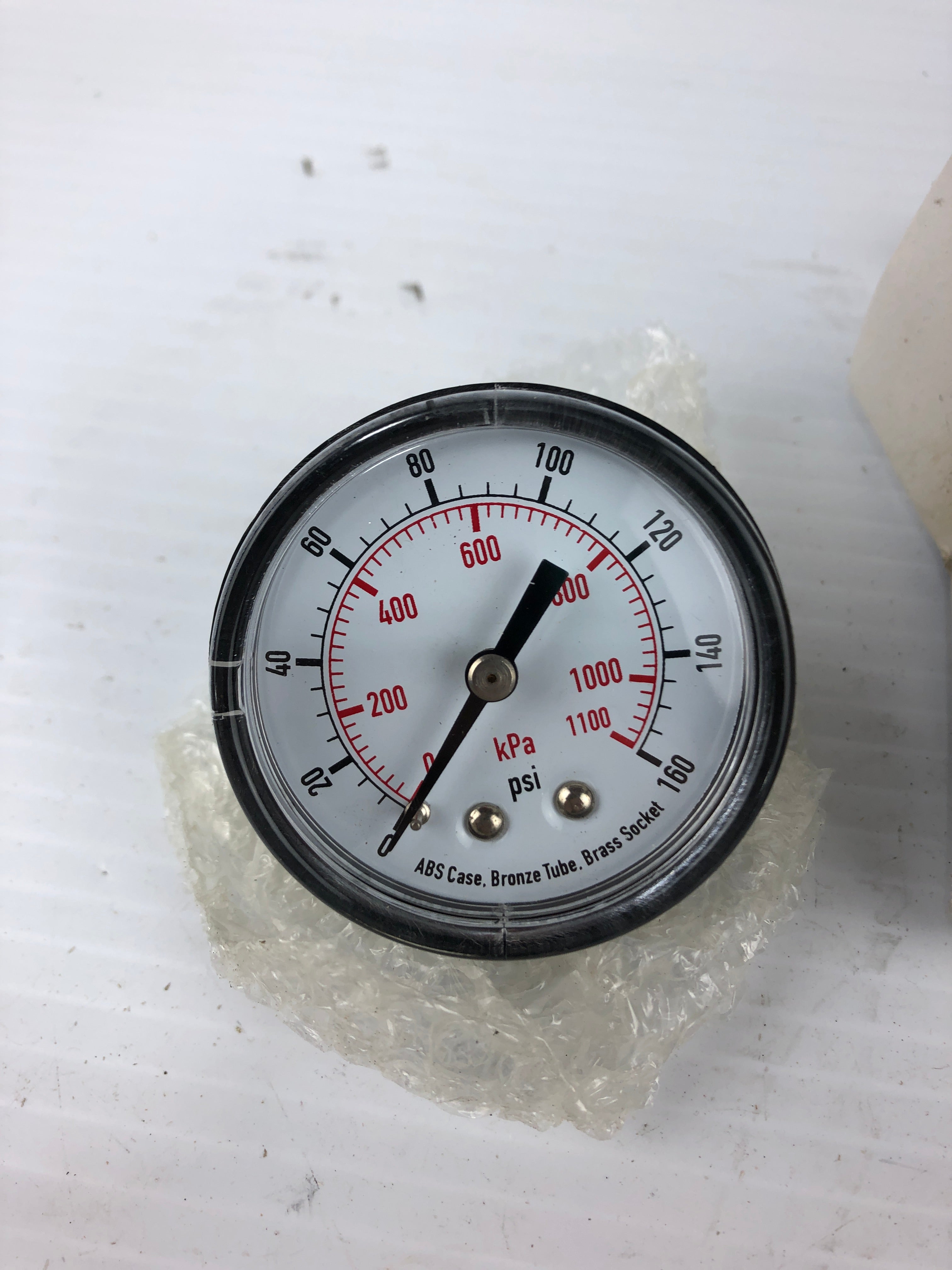 Universal Pressure Gauge 4FMC7A 2" 0-160 PSI 4FMC7