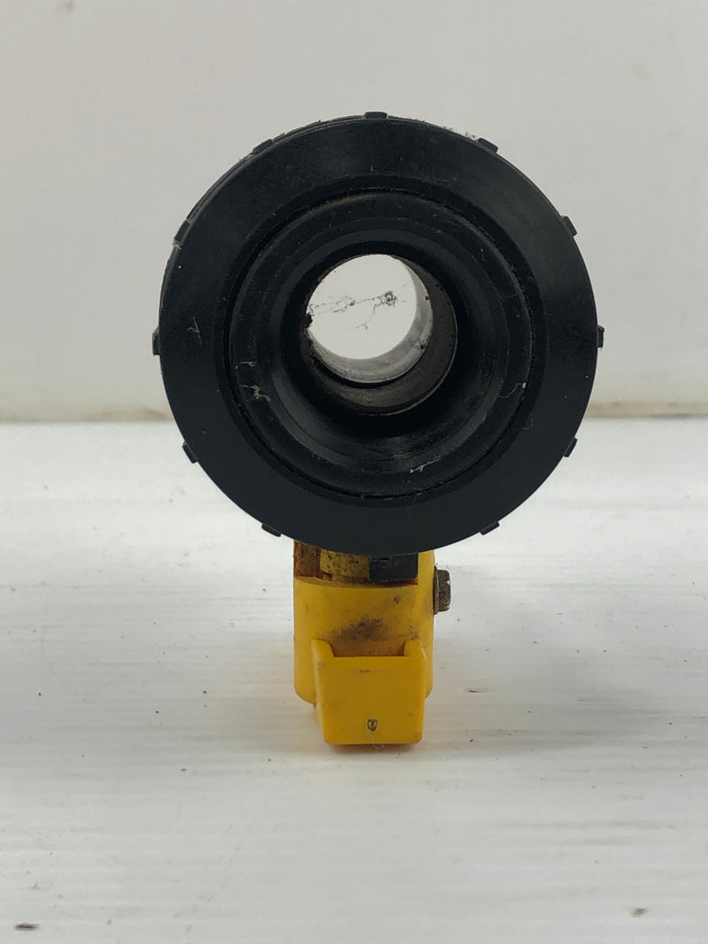 Banjo 1" Polypropylene Single Union Ball Valve with Attached Fitting