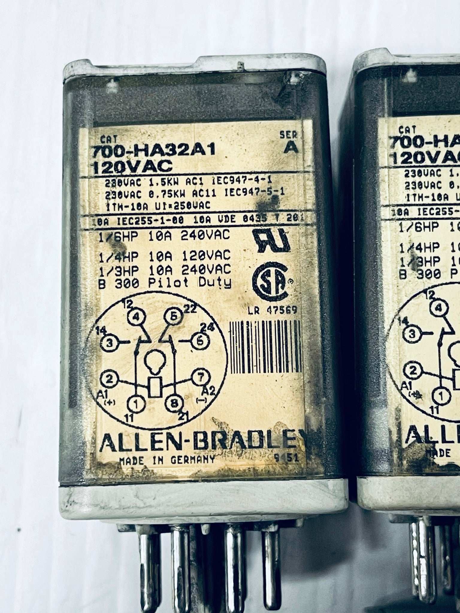 Allen-Bradley 700-HA32A1 Series A Relay - Lot of 4