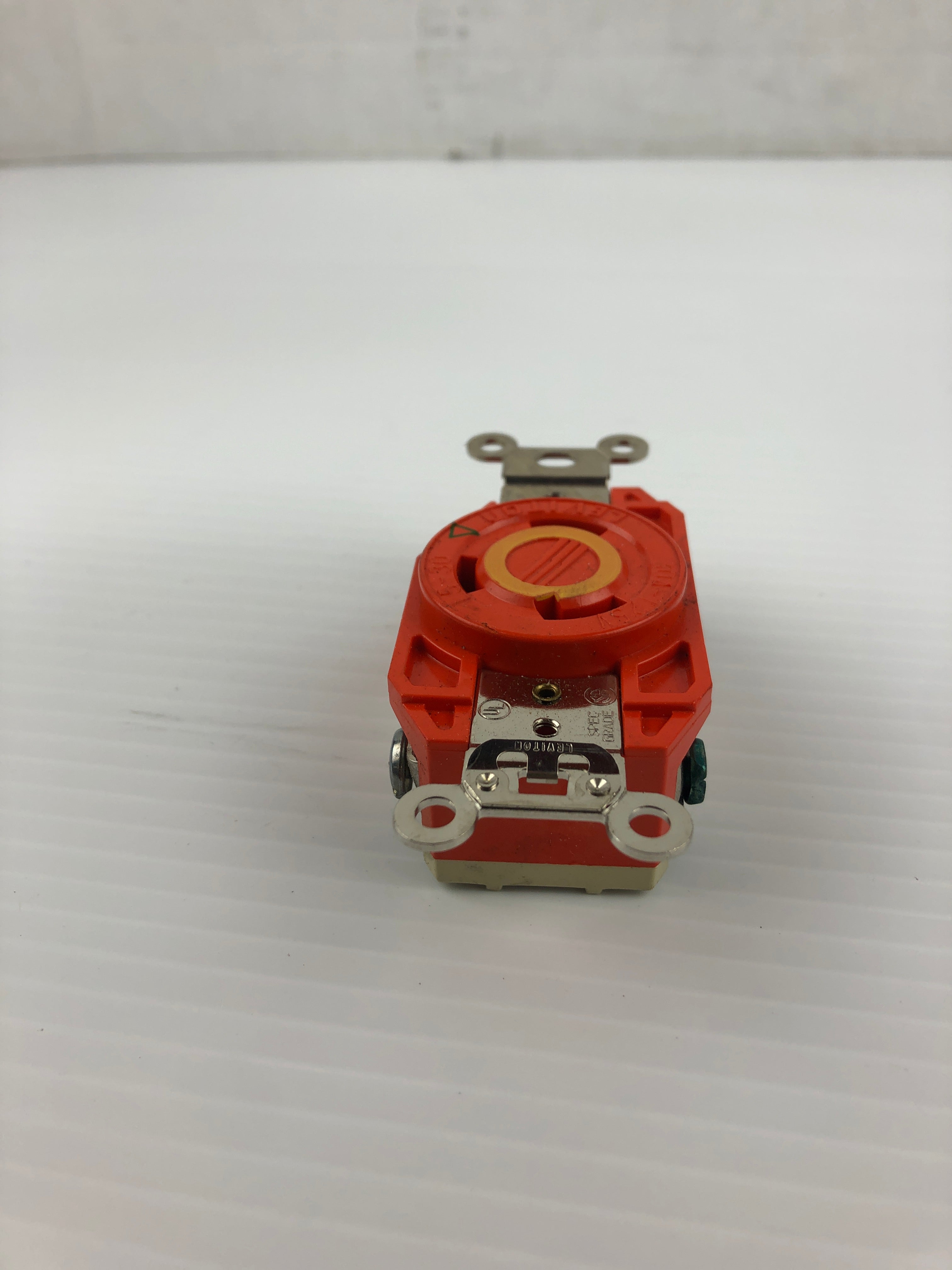 Leviton L5-30 Orange Grounding Outlet Receptacle 30A-125V