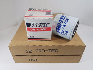 Pro-Tec 158 Engine Oil Filter 158 - Box of 12