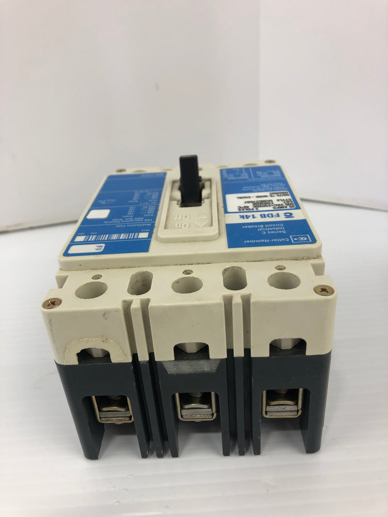 Cutler-Hammer FDB3030 Industrial Circuit Breaker FDB14K Ser. C 600VAC 30A 3P