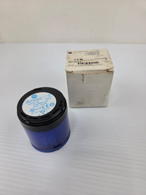 Allen Bradley 855T-B24GL6 Flashing LED Stack Light Series C Blue 24V AC/DC 35mA