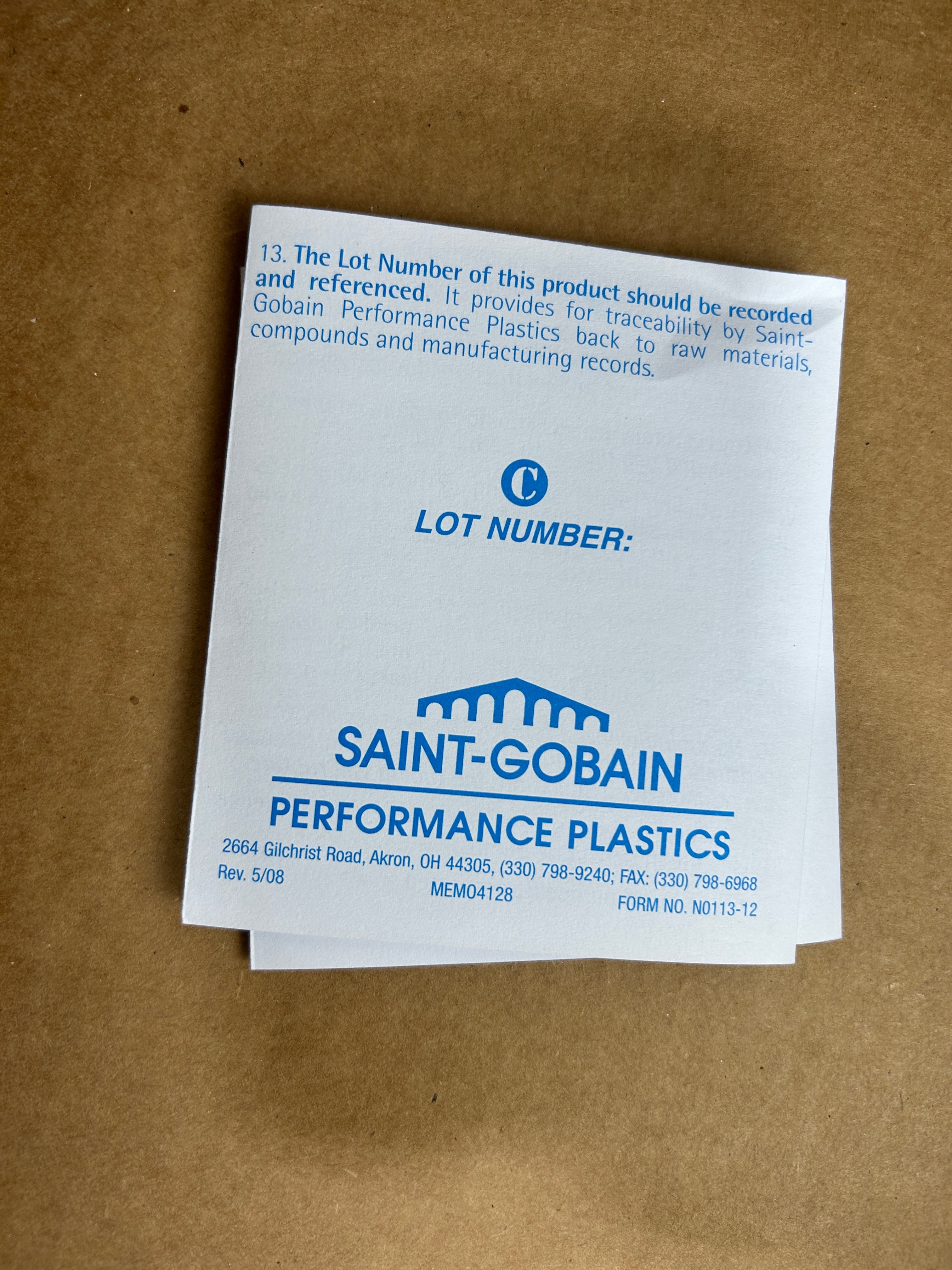 Saint-Gobain AK900065 Hose C-598-D2 Tubing Black 50 Ft. Long x 1" ID x 1.5" OD