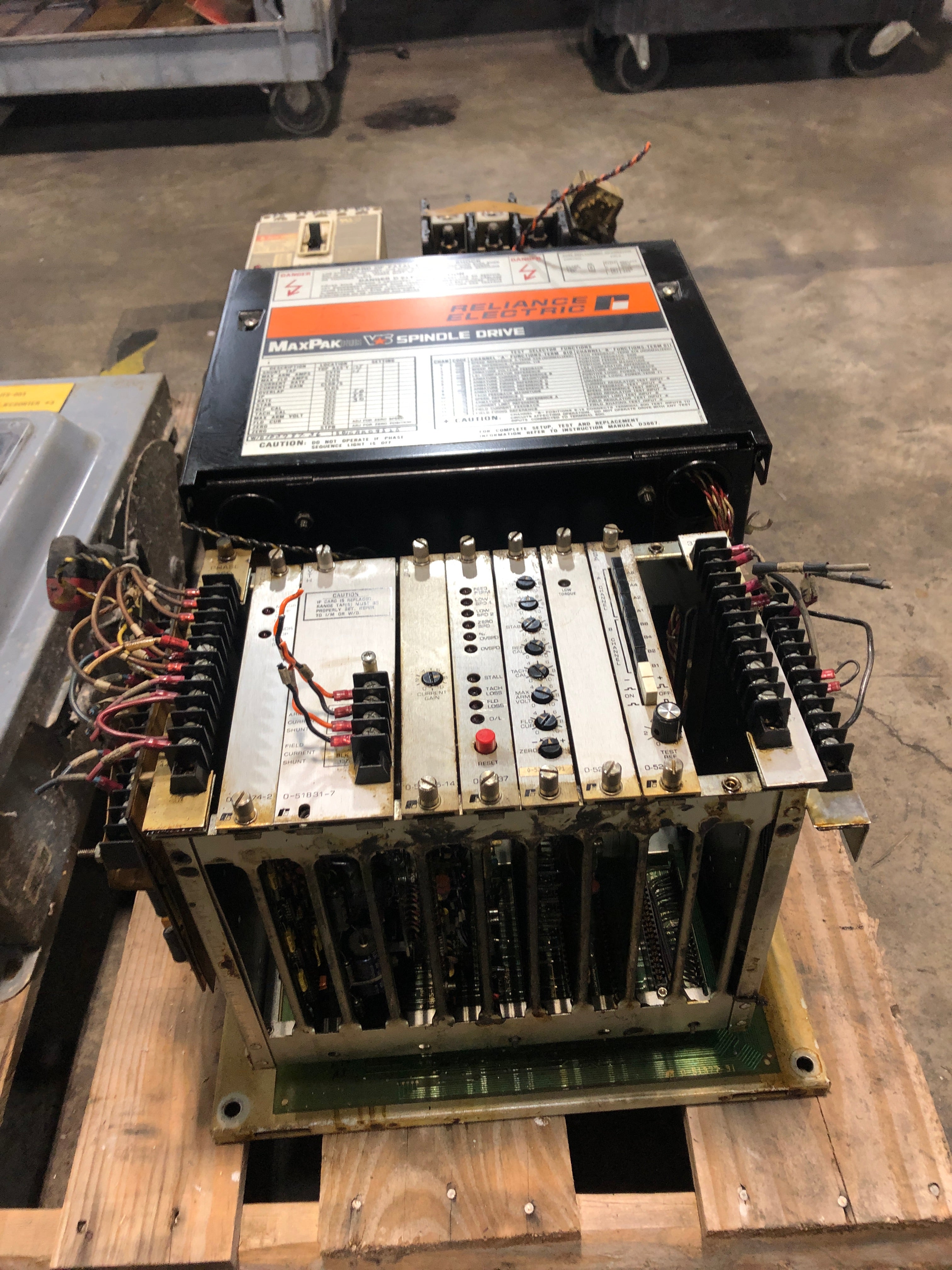 Reliance Electric 801429-21SE MaxPak Plus VS Spindle Drive 50 HP 3 PH