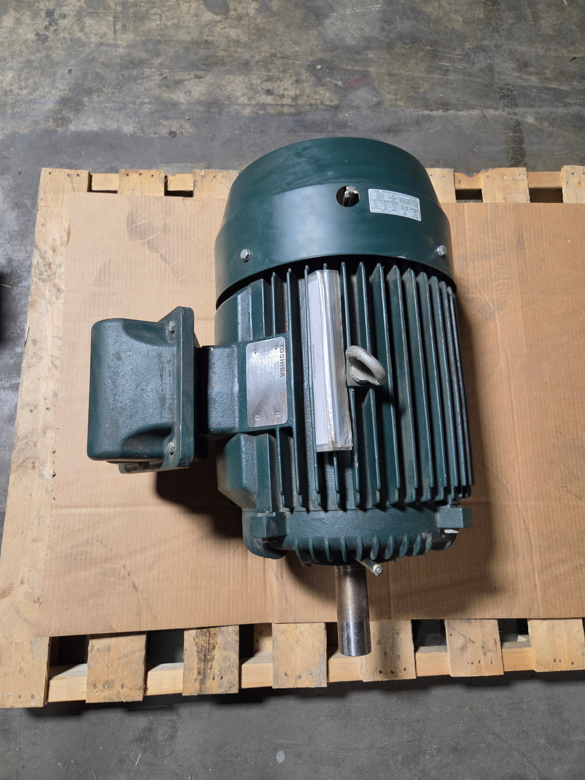 Toshiba 0254SDSR41A-P 25HP 3PH AC Motor 230/460V 1770 RPM Severe Duty 284T