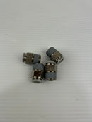 Festo 1/2" x 1/2" Push in Tube Fitting - for Tube Pun and Pan - Lot of 4