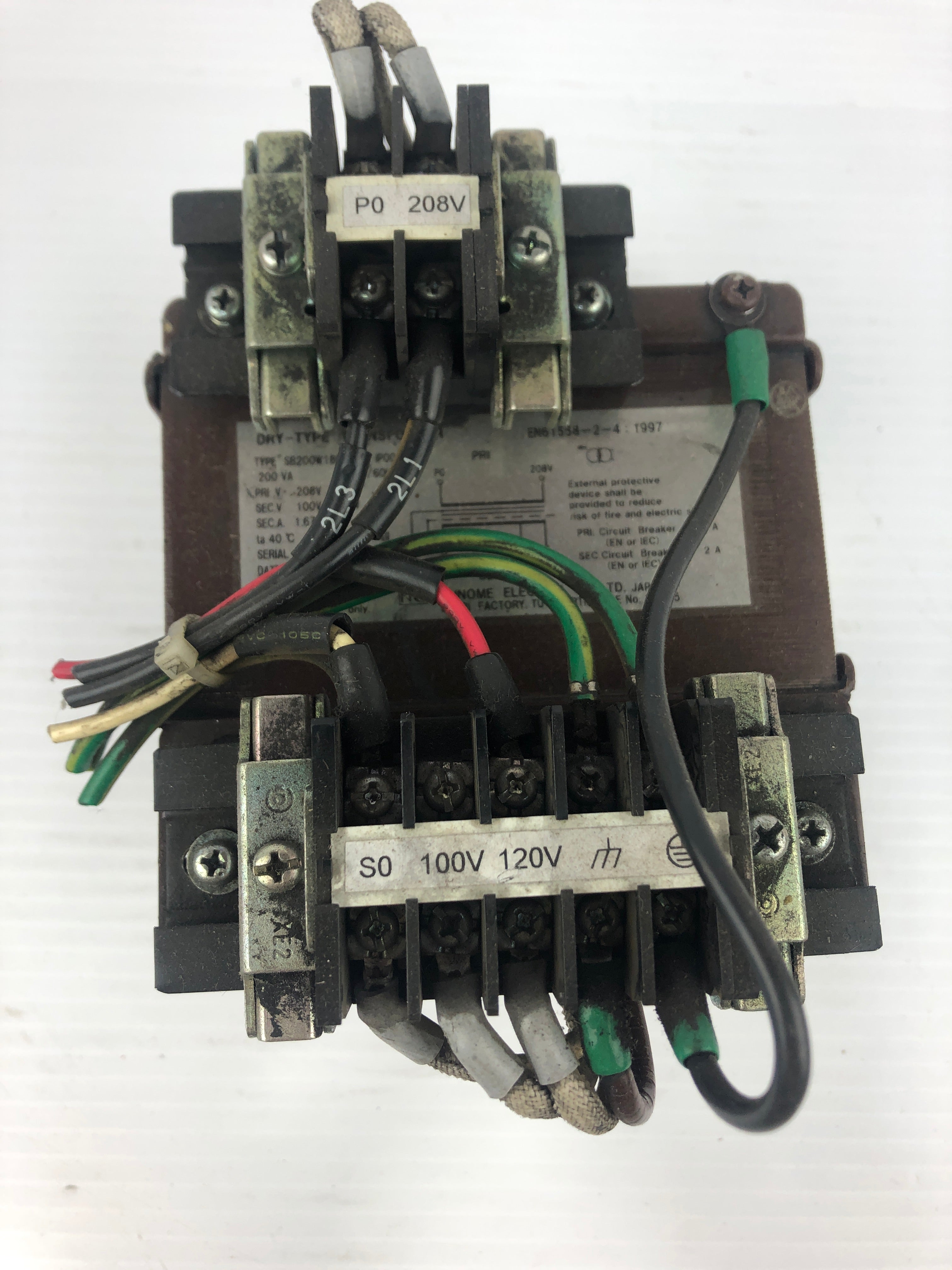 Nunome SB200W18K Transformer 200VA 1 PH