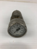 WIKA 316SS Gauge 0-160 PSI Tube and Connection