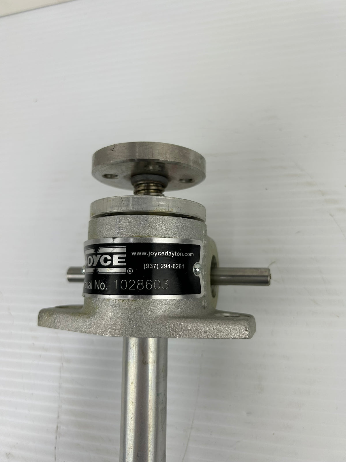 Joyce Dayton 1028603 Machine Screw Jack Worm Gear Mechanical Lift Long Shaft