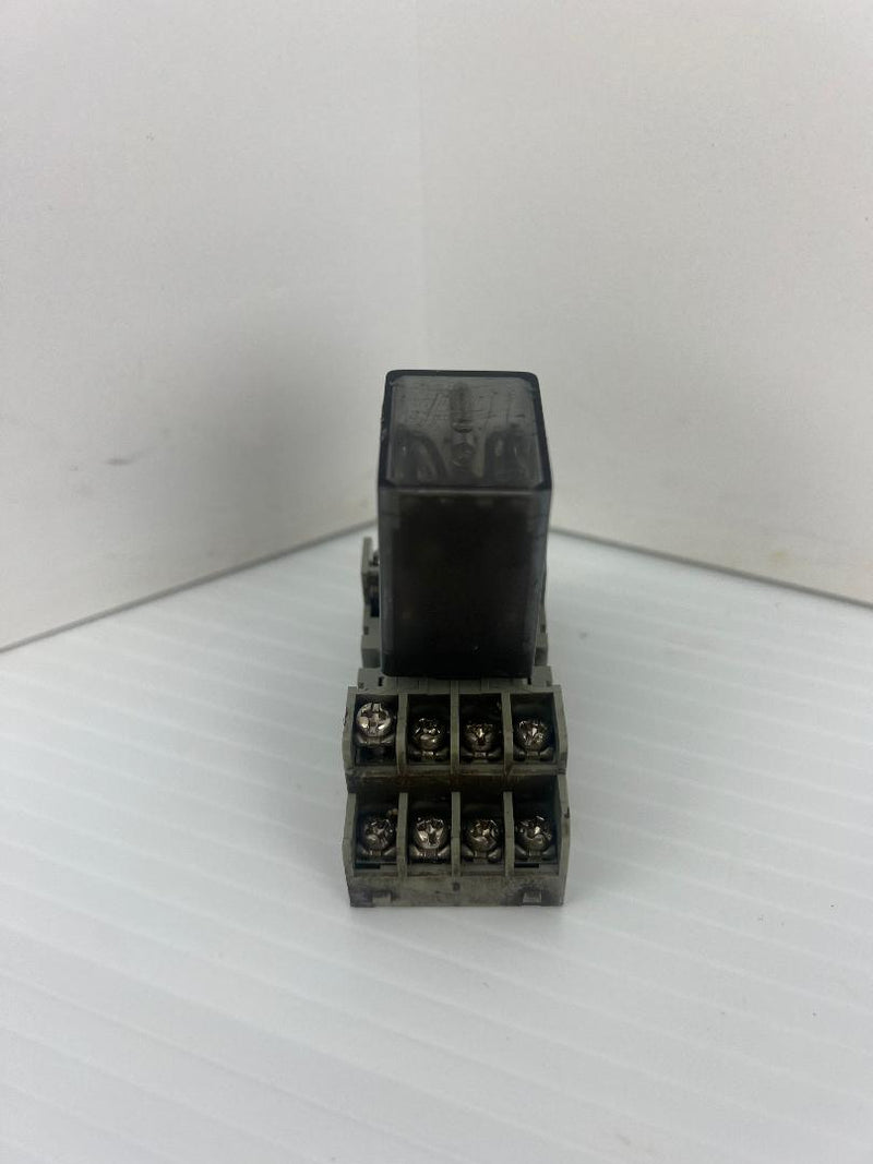 Square D 8501 Relay Type: RS14V20 Ser. B With Base Type: NR45 - Lot of 3