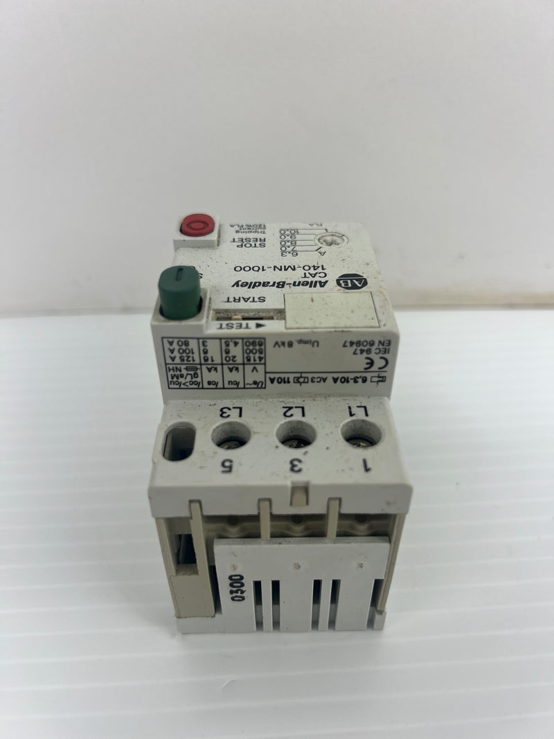 Allen-Bradley 140-MN-1000 Motor Starter Ser. C 600V 25A 3PH 8kV