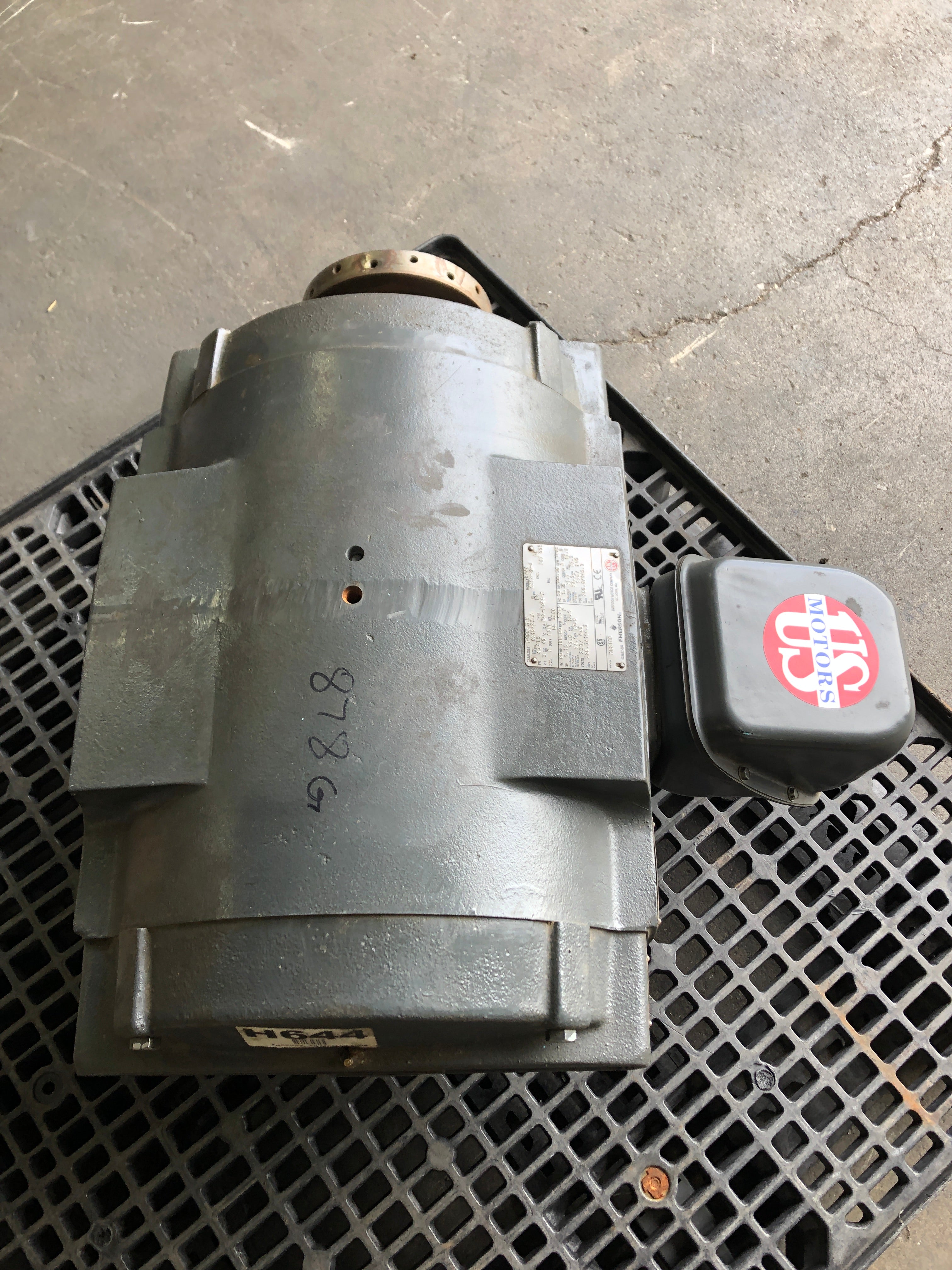 Emerson US Motors H644 AC Motor D100E2ES 100HP 1475/1785 RPM 3PH 404TS Frame