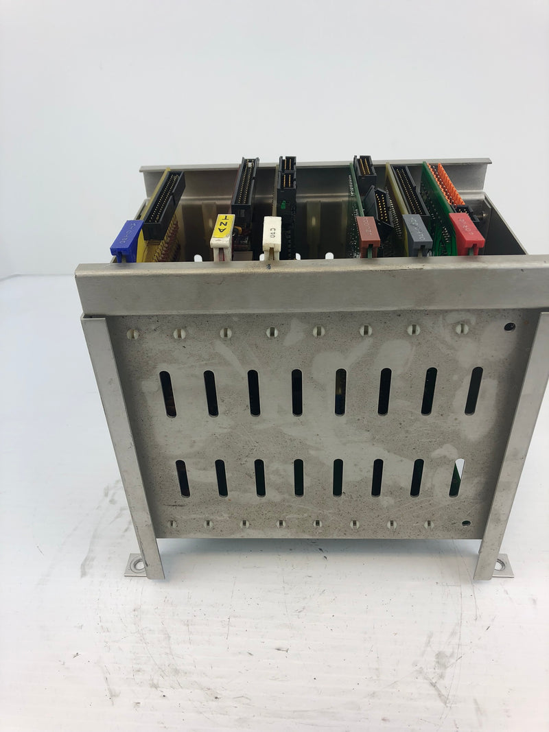 Micro-Aide 80-MB8 Circuit Board PLC Slot Rack Corecon Includes 6 Boards