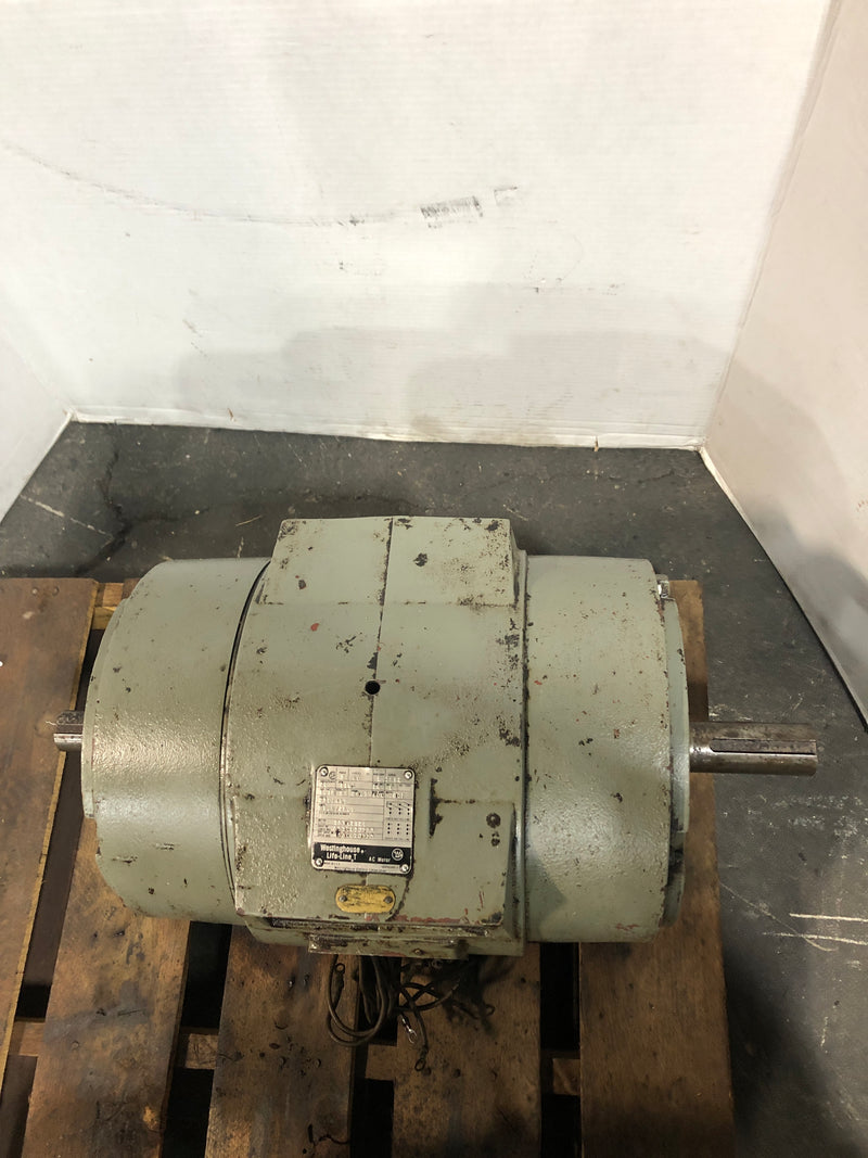 Westinghouse Life Line T AC Motor TBDP 20HP 1165 RPM 286T 3PH 75A42129