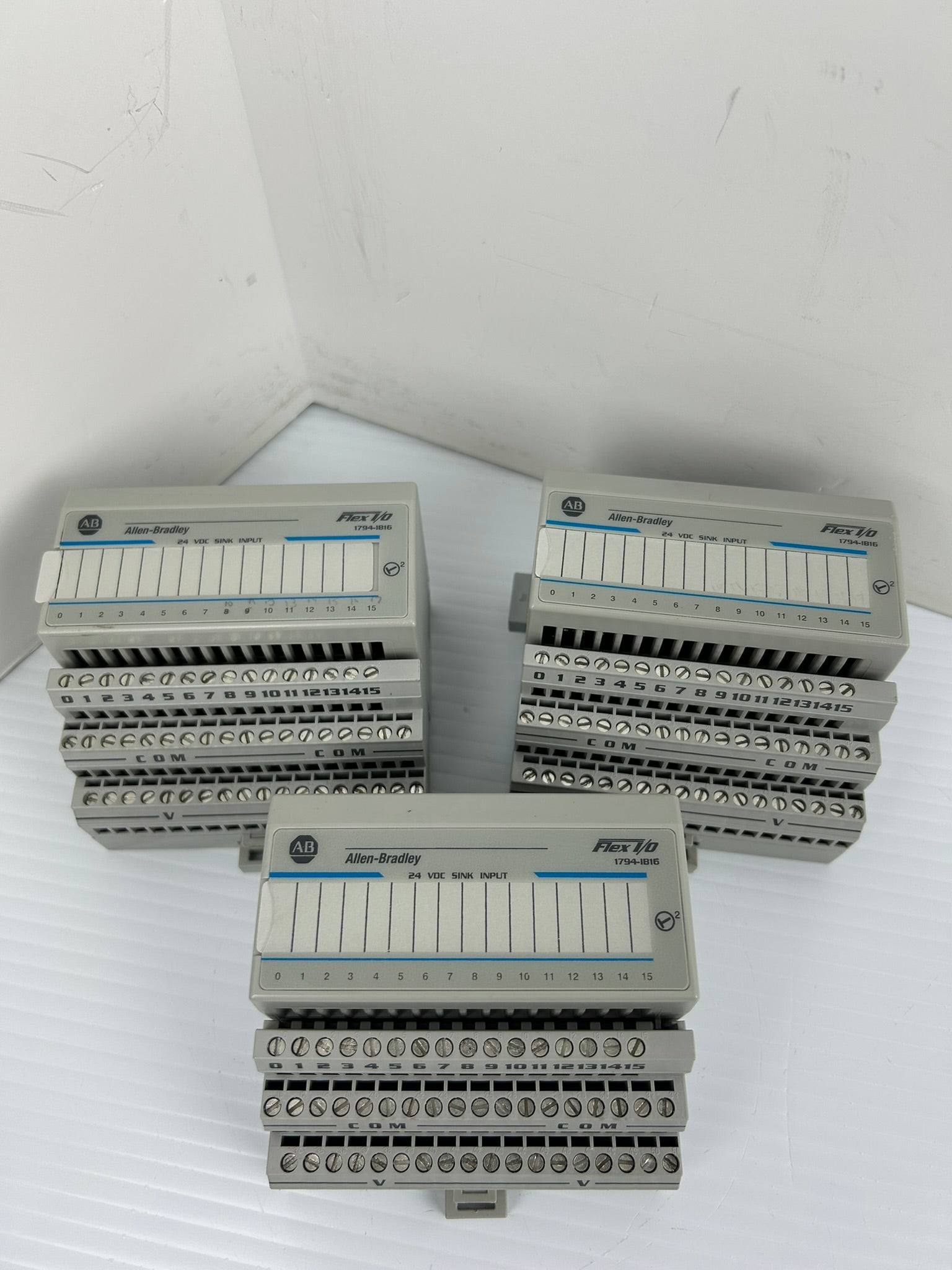 Allen-Bradley 1794-IB16 Flex I/O Input Module 24VDC - Lot of 3