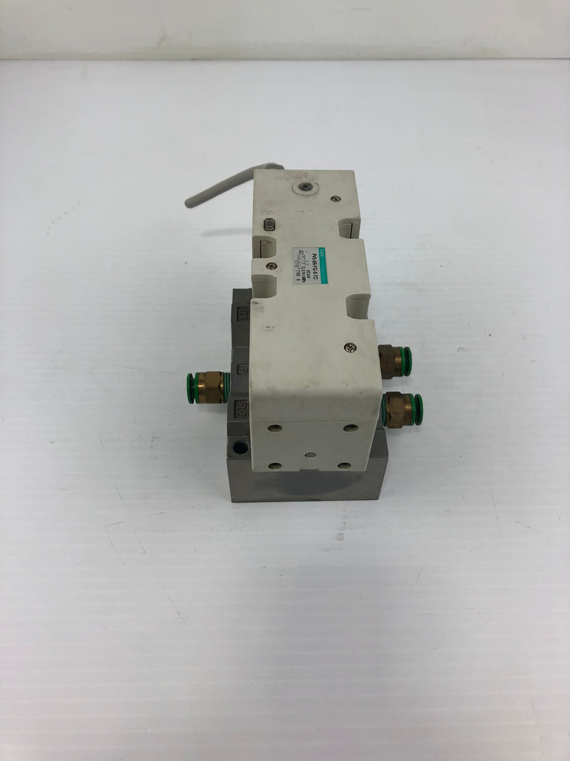 CKD PV5-8R-FG-S-TC Solenoid Valve with Block