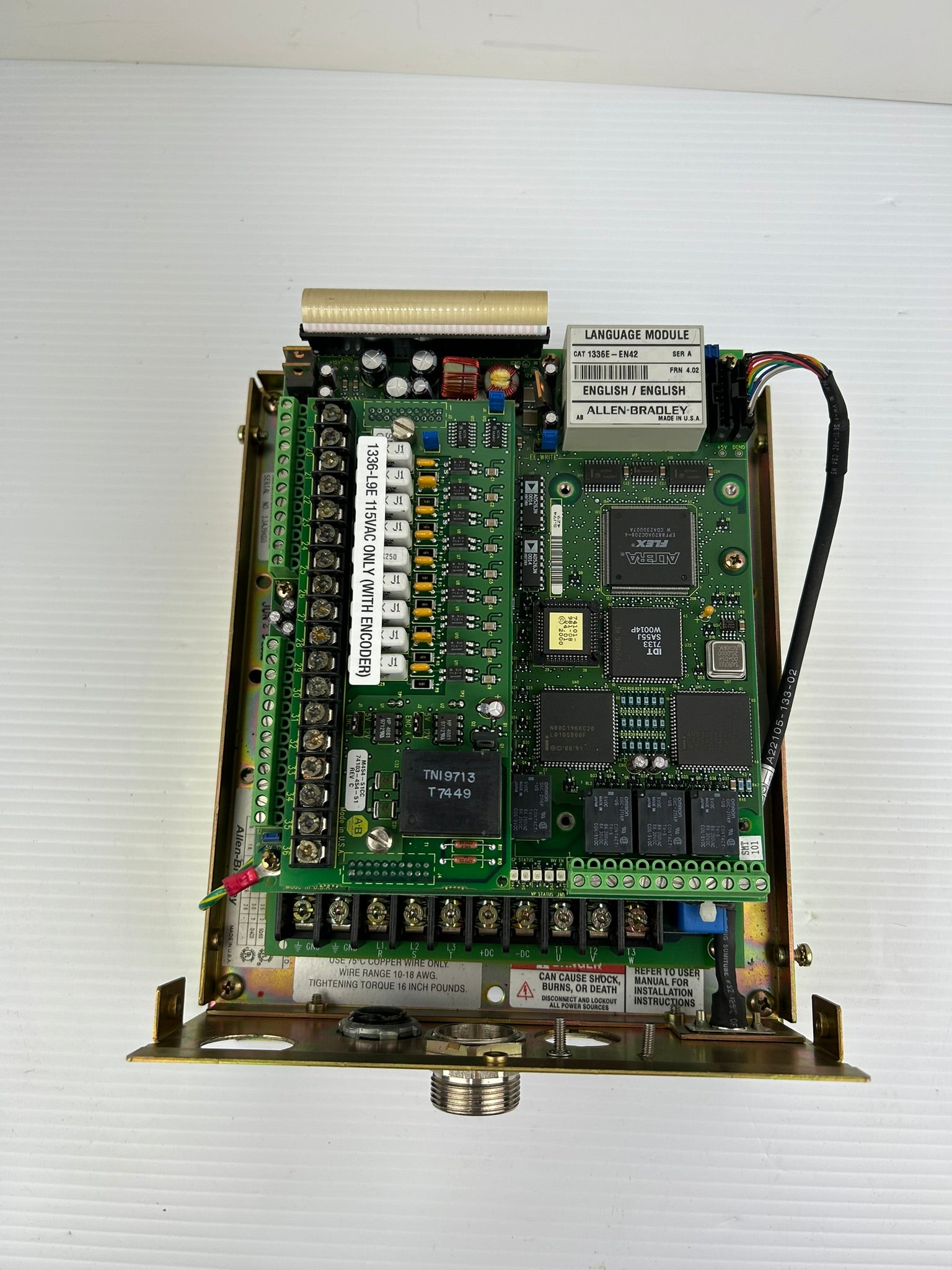 Allen-Bradley 1336E-BR15-AE-EN-HA2-L8E Drive Series D 28kVA 3PH 380/480V 35A