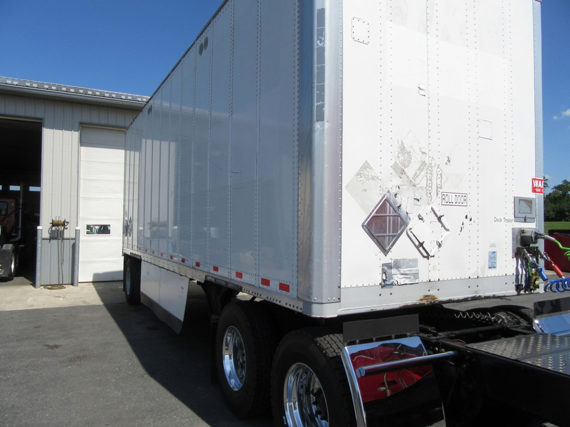 2014 Stoughton Pup Dry Van Semi Trailer 28' Spring / Roll Up 1DW1A2812EB458042