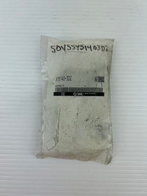 SMC SY5140-3DZ SY5000 5-Port Solenoid Valve 110-115VAC Single Solenoid