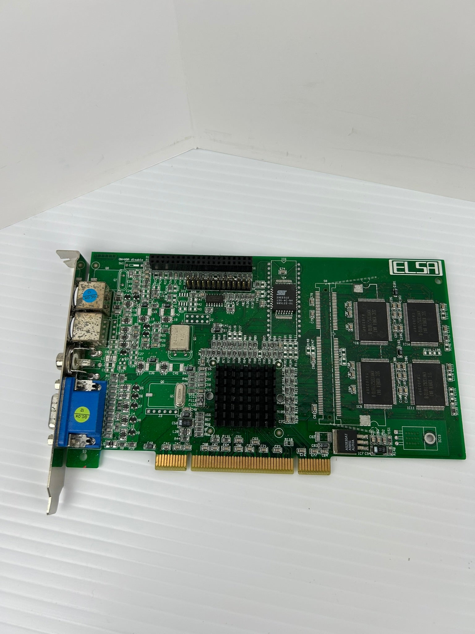 Elsa Gloria Synergy-8 ViVo GP2D/9222/jj Video Card Circuit Board