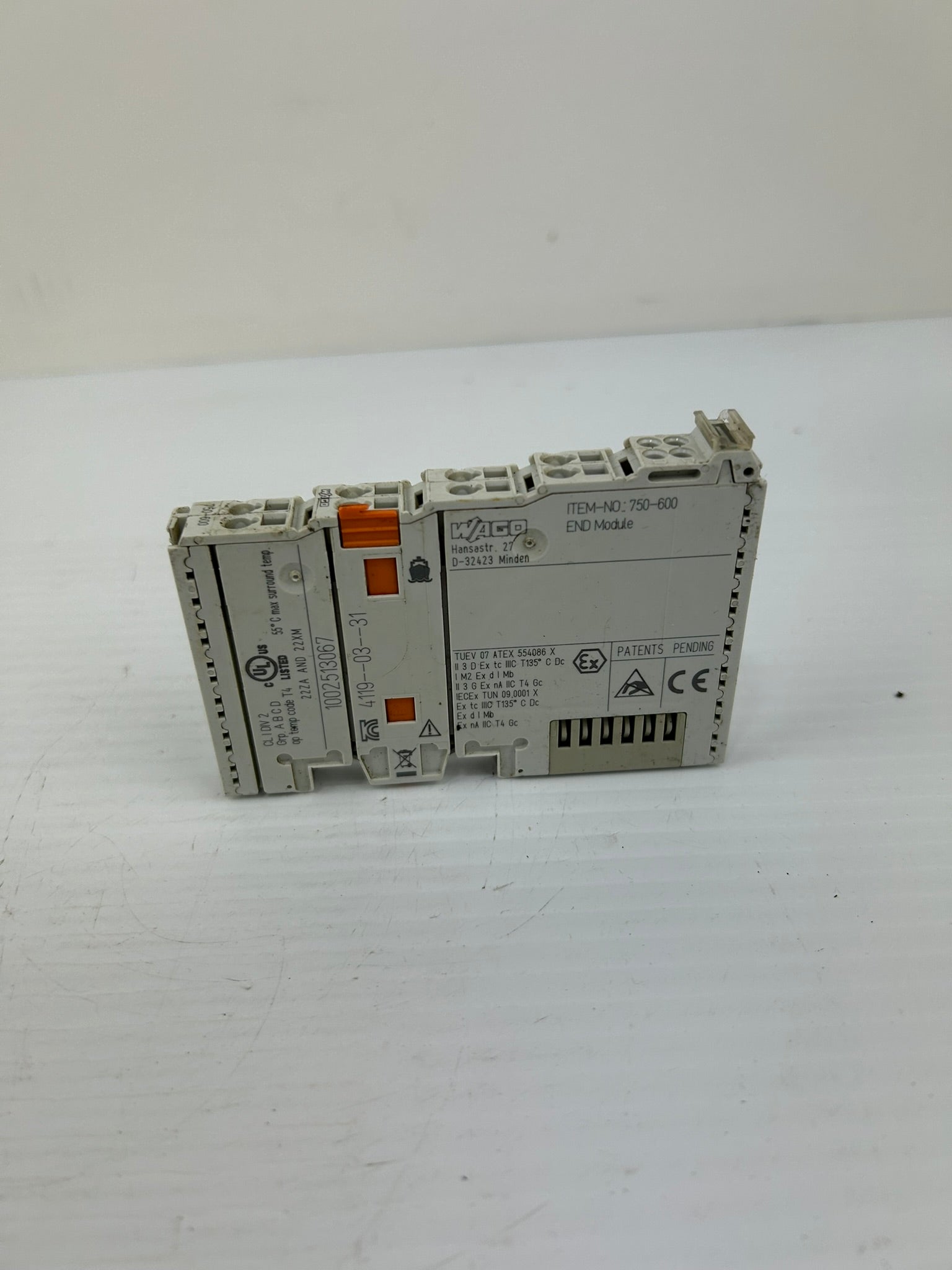 Wago 750-600 Channel Analog End Module - PLC Module
