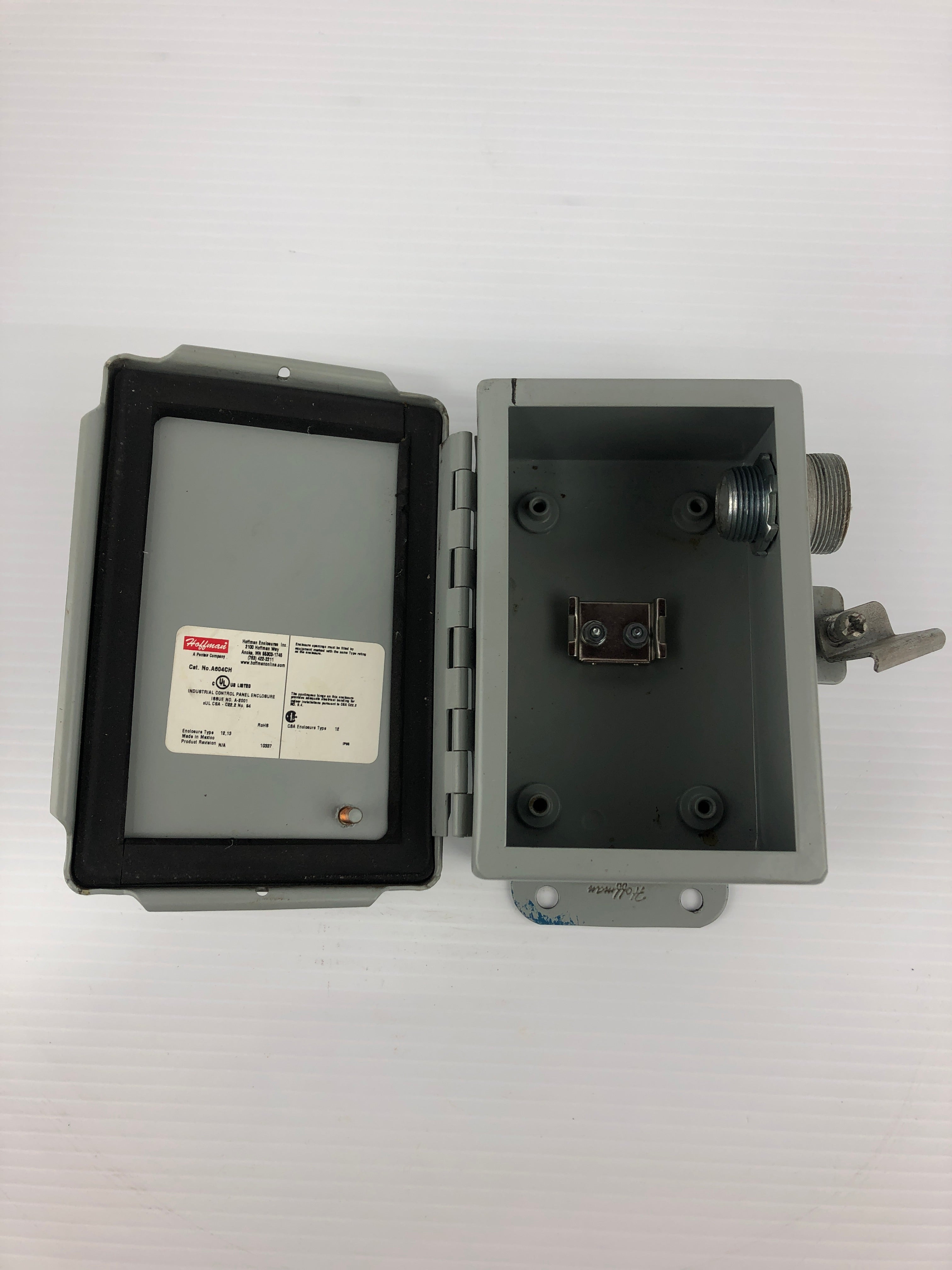 Hoffman A604CH Industrial Control Panel Enclosure 6" x 4" x 3" - Empty