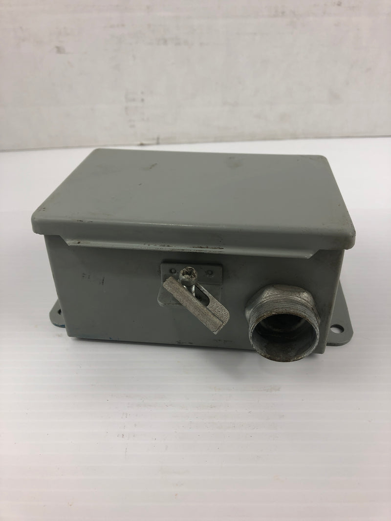 Hoffman A604CH Industrial Control Panel Enclosure 6" x 4" x 3" - Empty