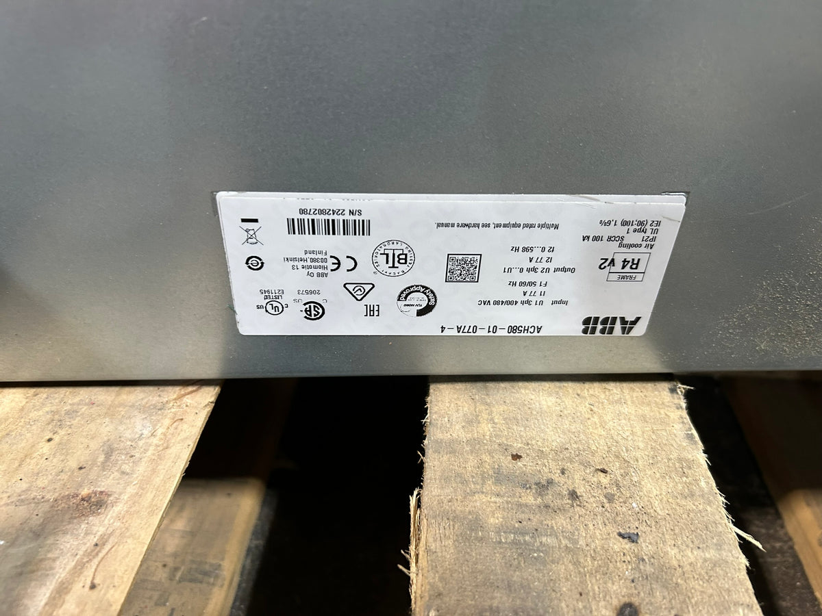 ABB ACH580-01-077A-4 HVAC Frequency Inverter Drive 400-480VAC 3 Phase 77A