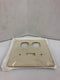 Leviton 78005 Ivory One Toggle / One Duplex Wall Plate - Lot of 10