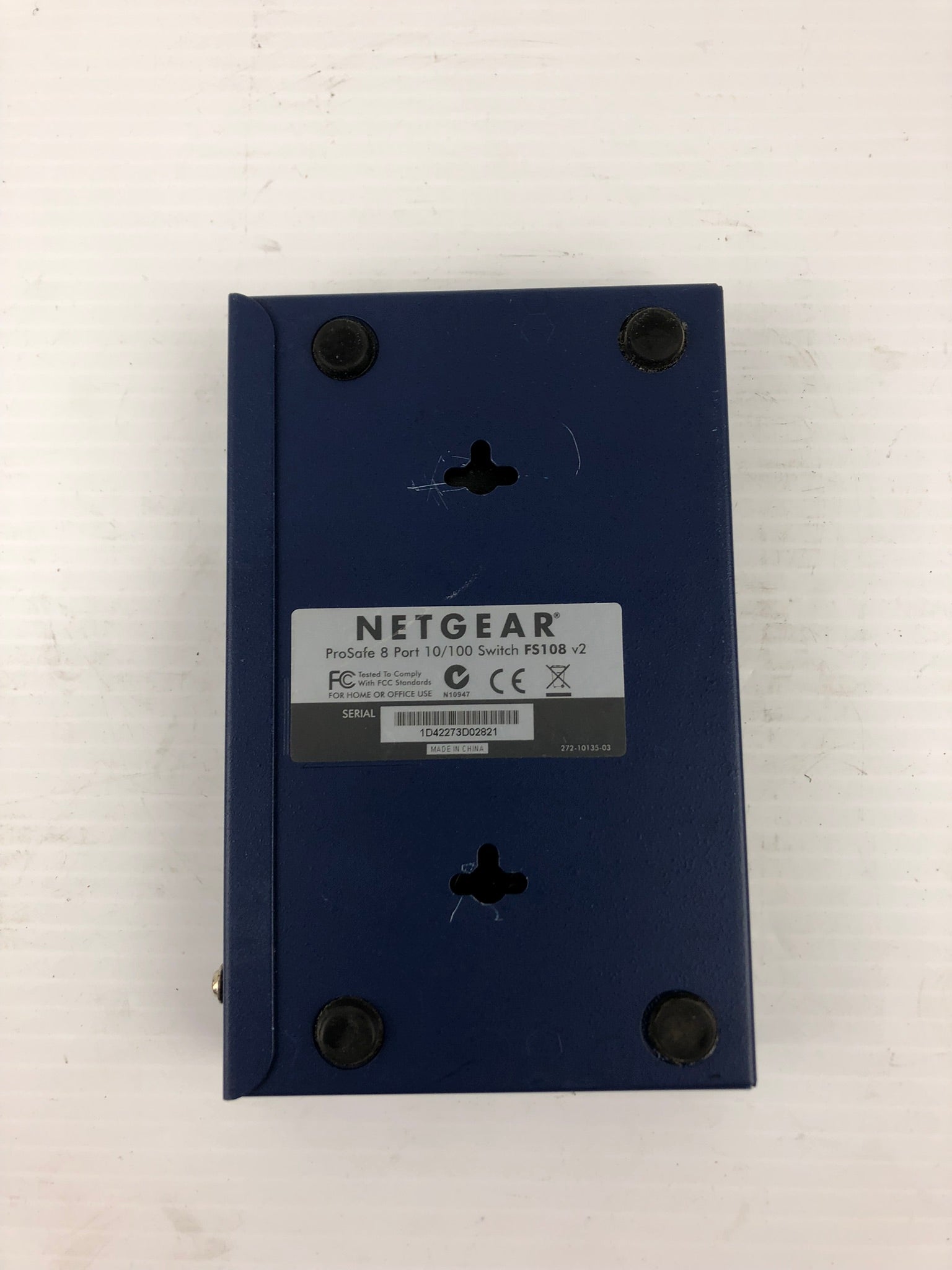 Netgear FS108 Pro Safe 8 Port 10/100 Ethernet Network Switch V2