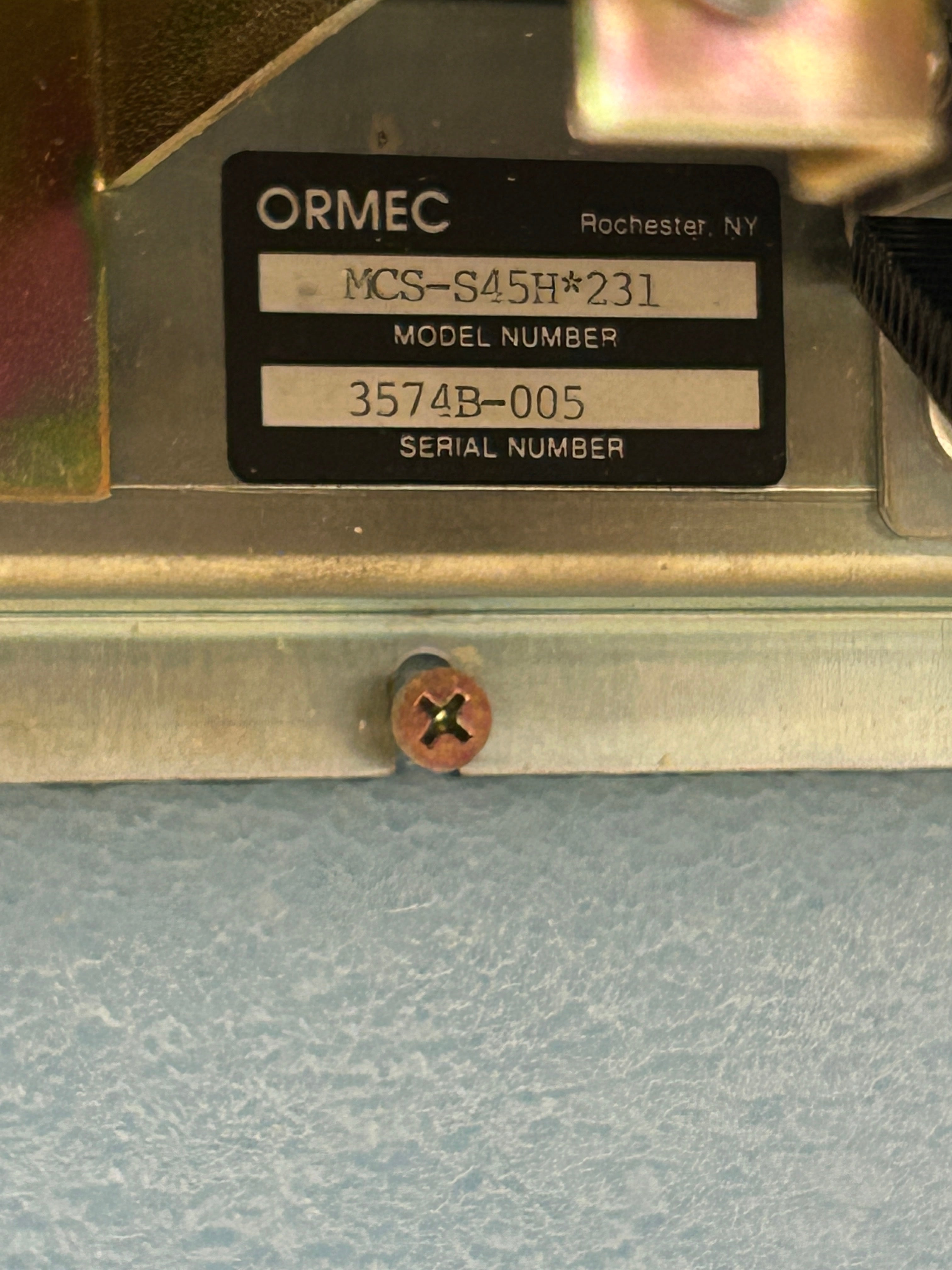 Ormec MCS-S45H*231 Helical Chopper Drive Assembly Breaker Noise Filter SAC-SRDU