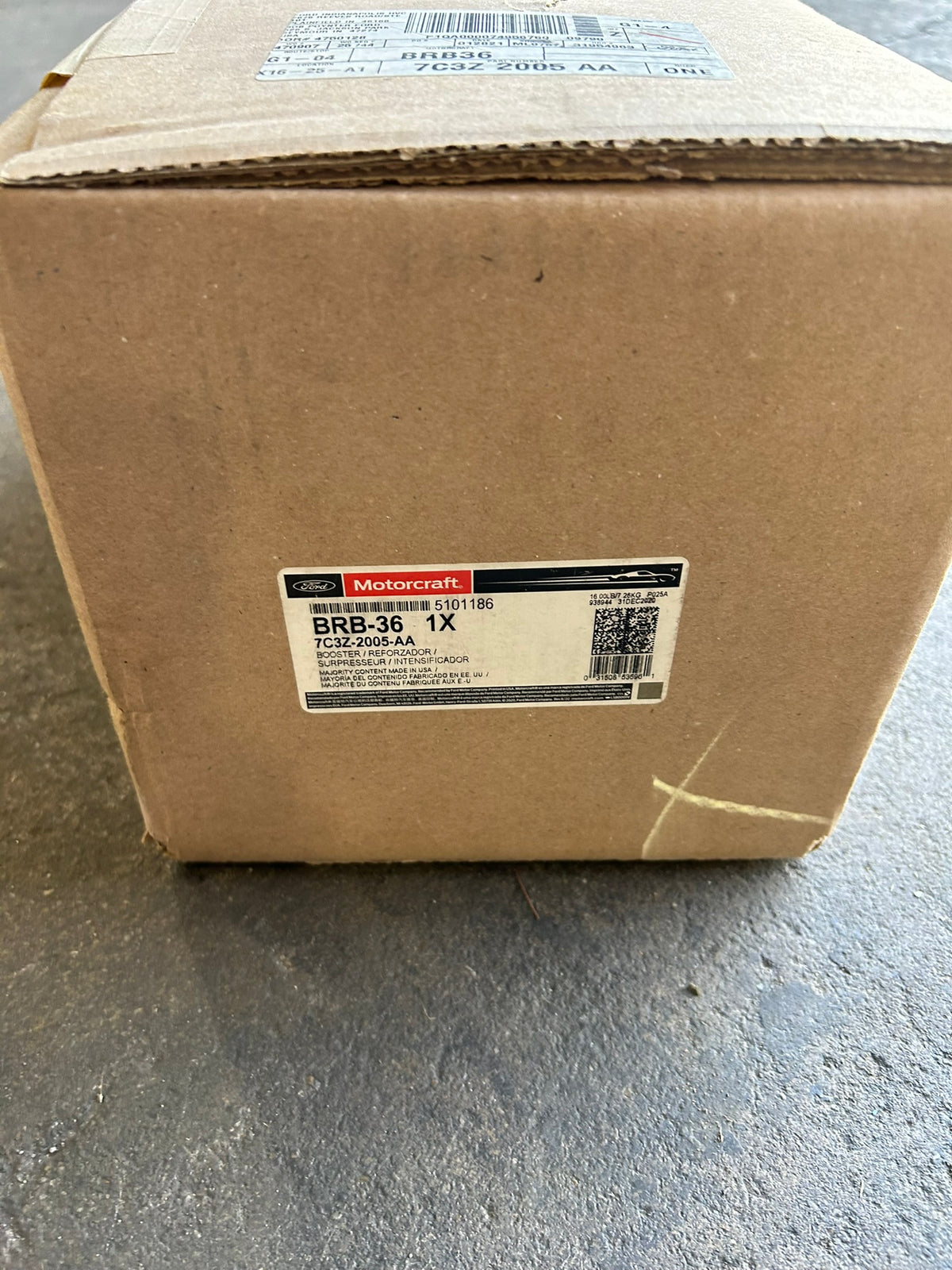 Motorcraft BRB36 Power Brake Booster 7C3Z-2005-AA Ford F250 F350 Super Duty