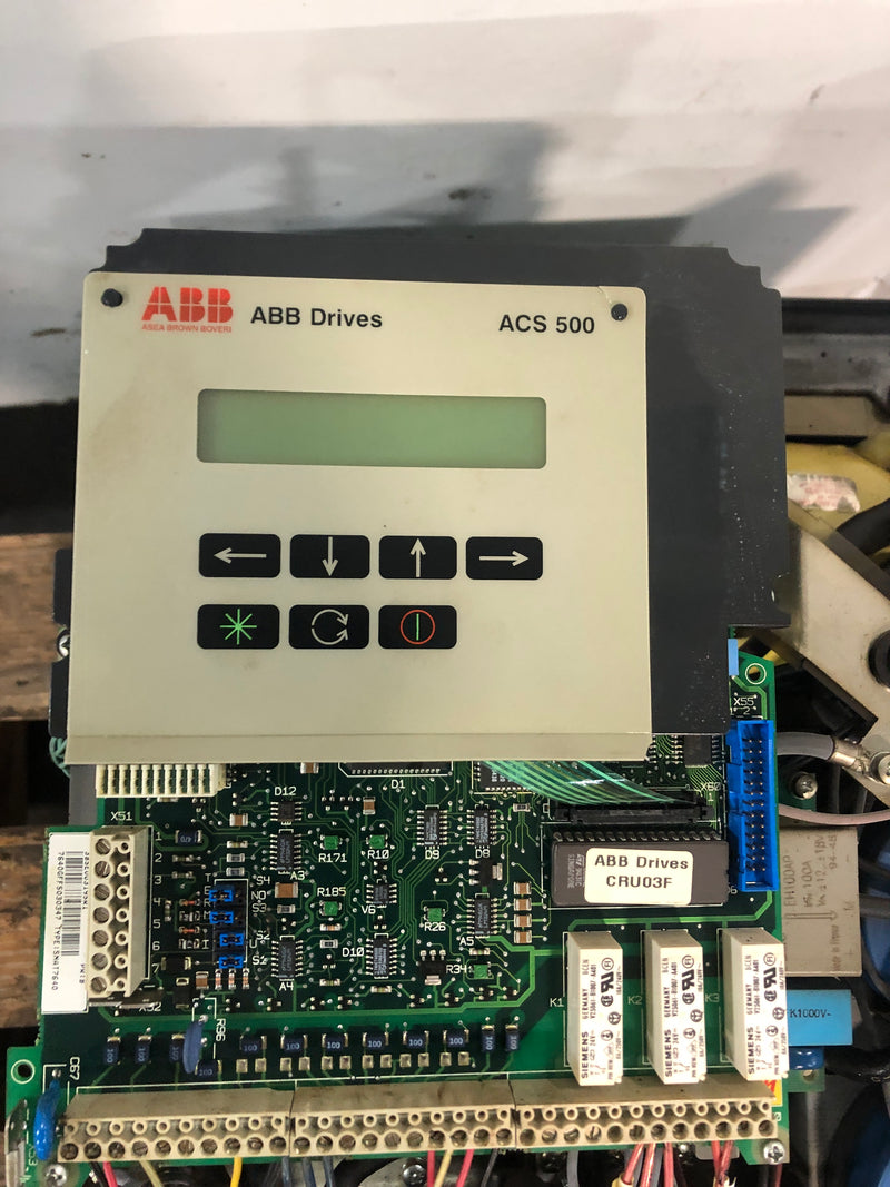 ABB ACS 500 Drive with Grey Fittings 21-1/4" x 13-1/2"