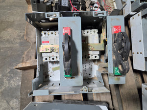 Allen Bradley 2193F-AKC MCC Bucket 50A 20A Dual Breaker Centerline 2100 No Door