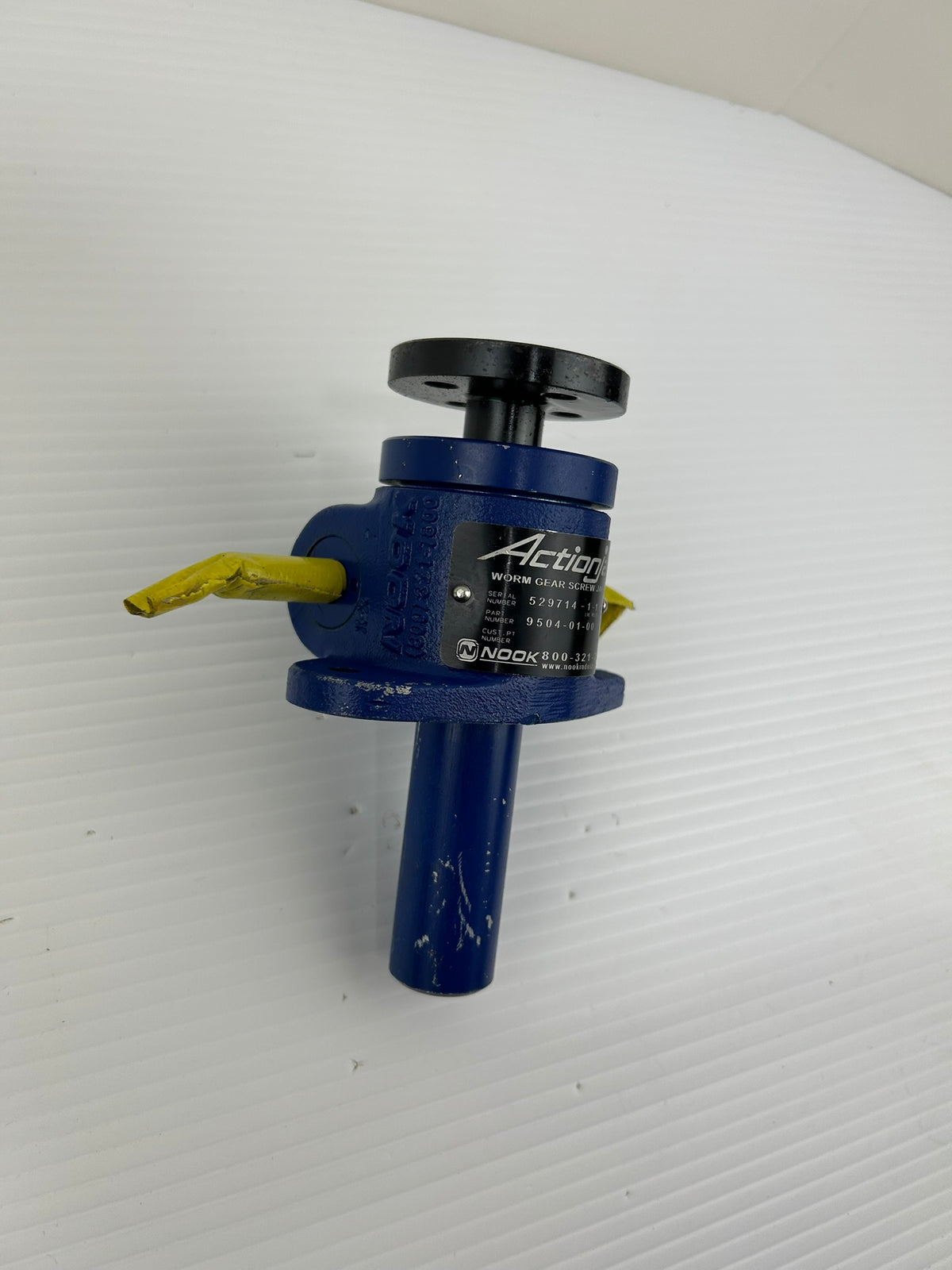 ActionJac Nook Industries 9504-01-00 Worm Gear Screw Jack Linear Actuator
