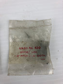 A.N.S.I. 420 Offset Chain Link 1/2" Pitch x 1/4" Width - Lot of 2