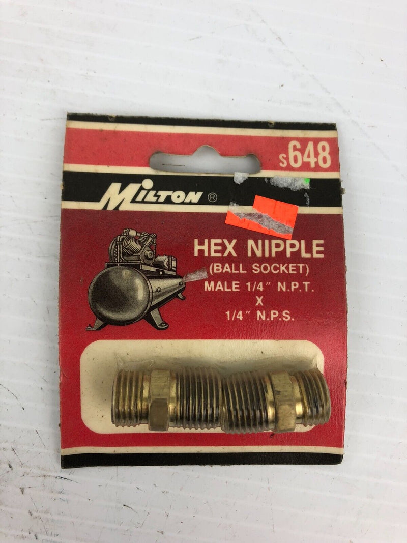 Milton S648 Hex Nipple