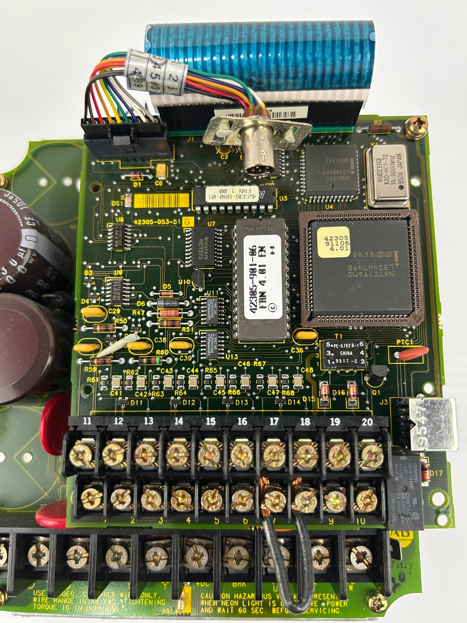 Allen-Bradley 1305-BA03A Drive Series A 0.75kW/1HP - Missing Top Cover