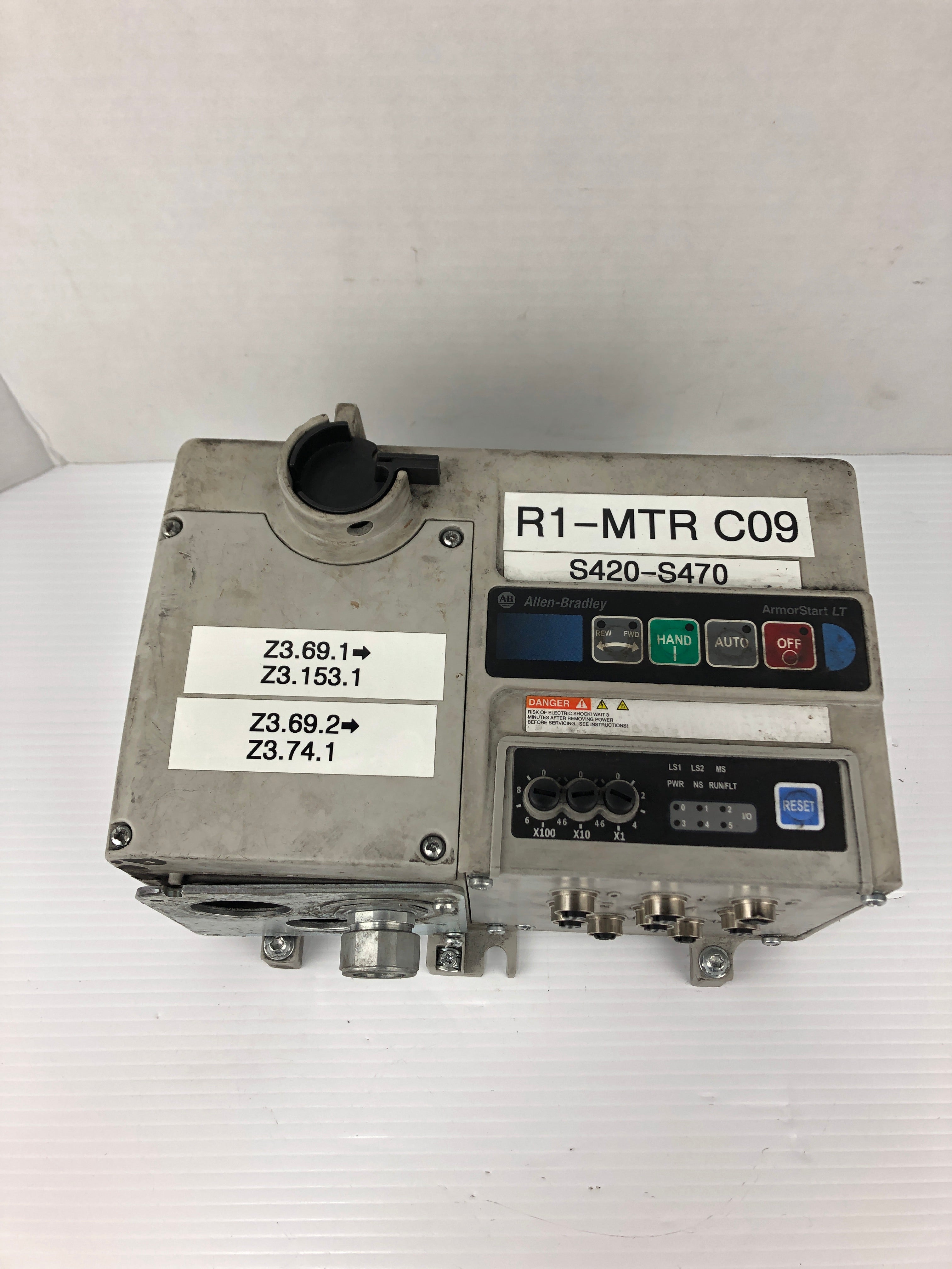 Allen Bradley 291E-FAZ-G1-3FR ArmorStart LT Ethernet Ser. A 24V 3.5A
