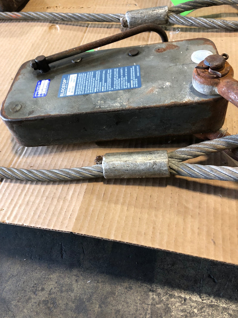 Blocstop BS3530 Wire Rope Safety Device 6000 lbs. Lift Pull – Metal ...