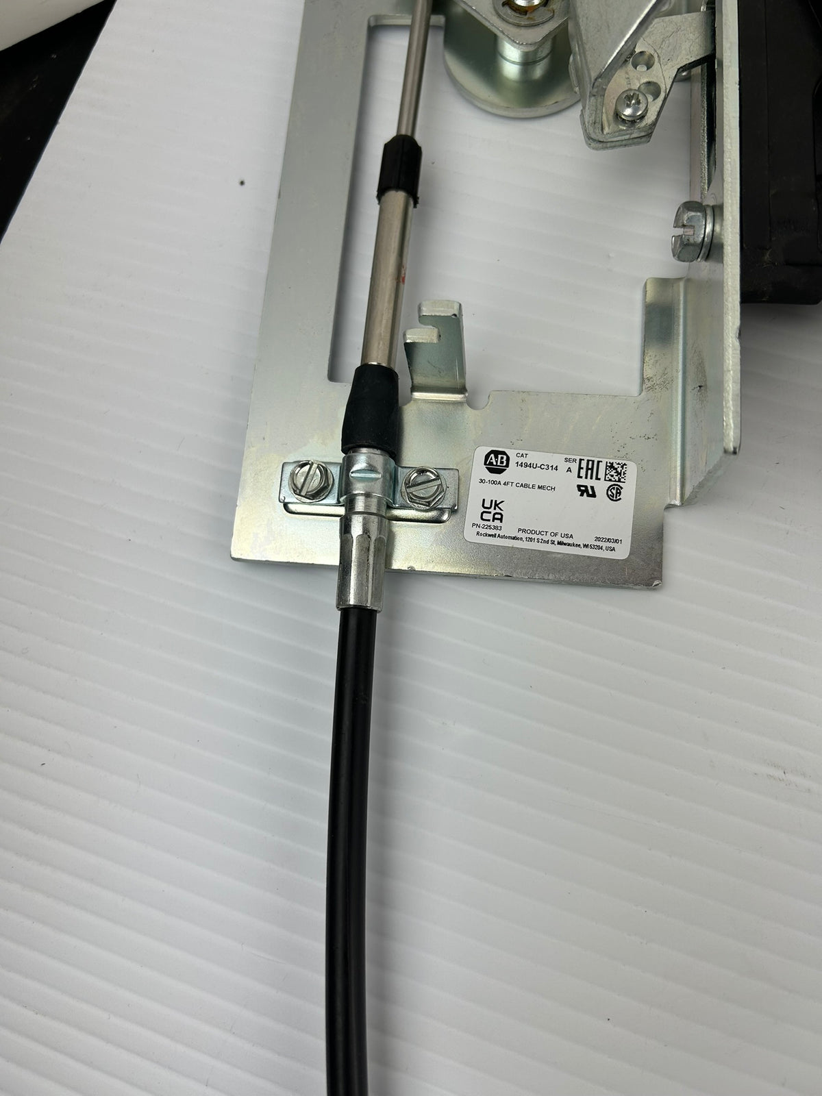 Allen-Bradley 1494U-D60 Disconnect Switch Cable Mechanism 1494U-C314 Series A