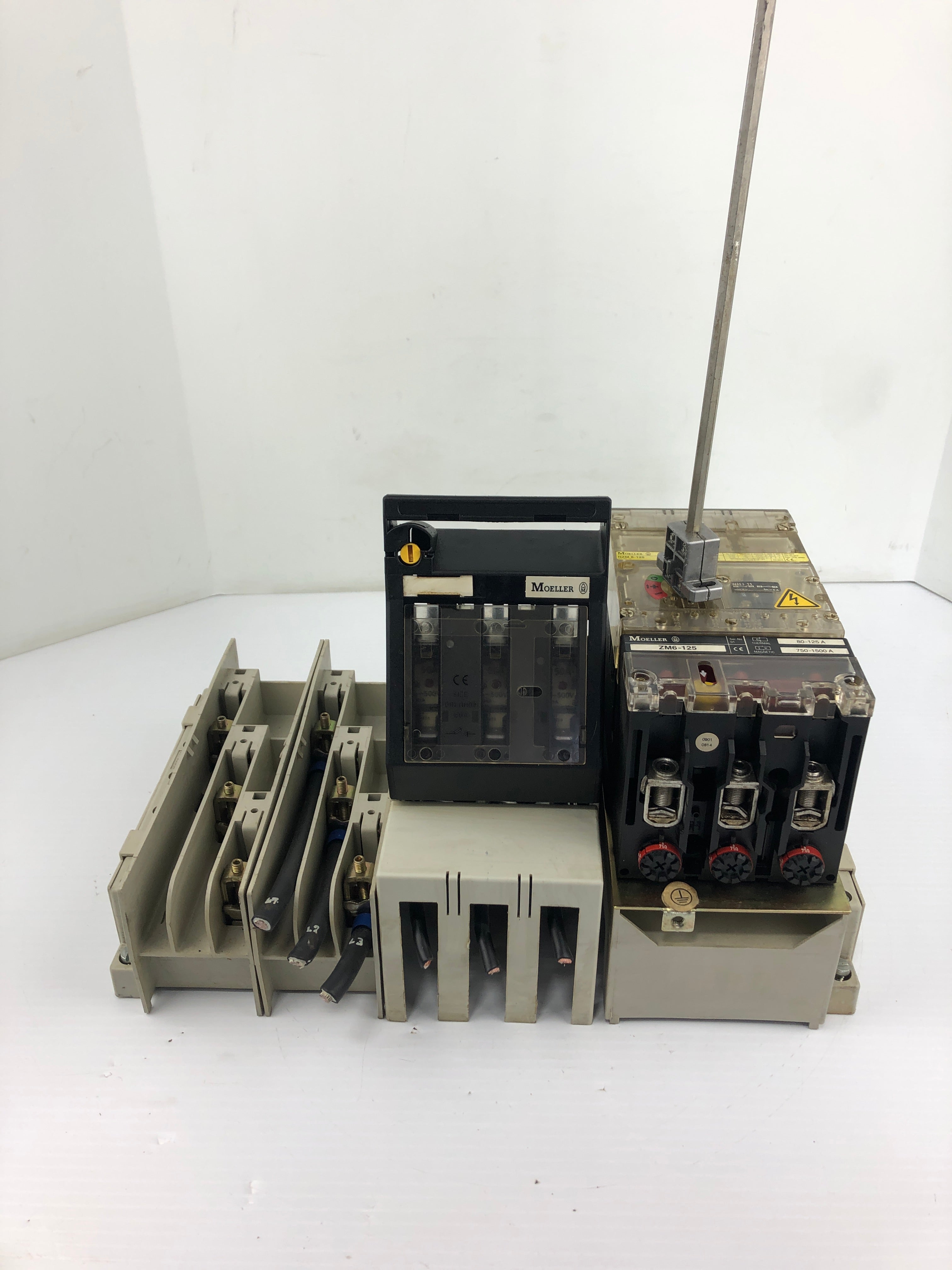 Moeller ZM6-125 Circuit Breaker with Fuse Holder NH000 Assembly