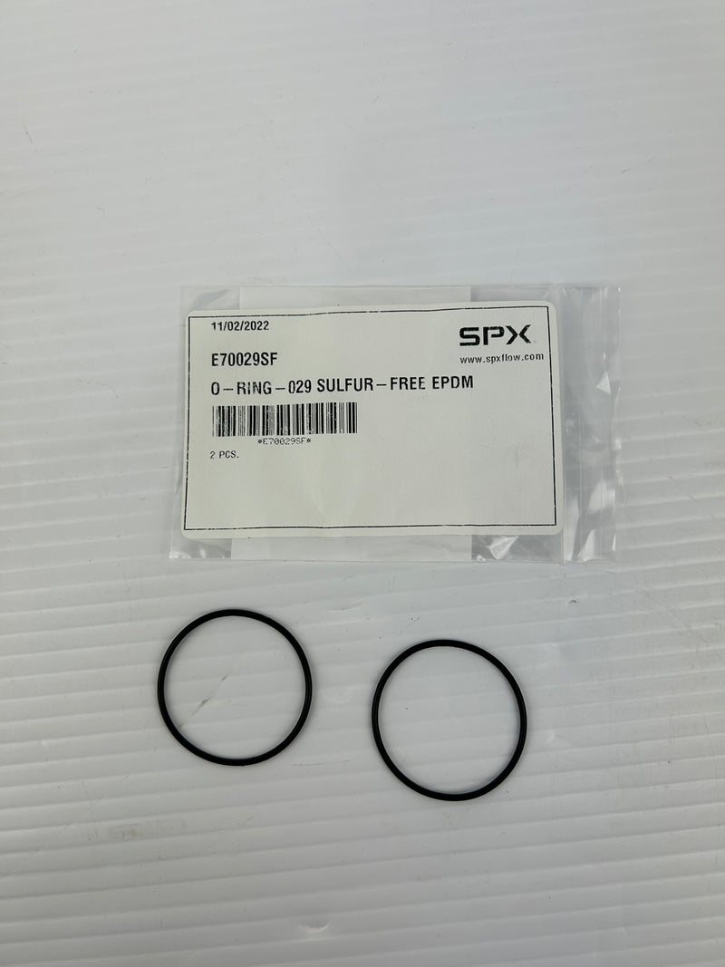 SPX E70029SF Sulfer-free EPDM O-Ring 029 - Lot of 2