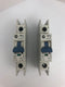 Allen-Bradley 1489-A1D080 Circuit Breaker Ser. A 277V 8A 1P 50/60Hz - Lot of 2