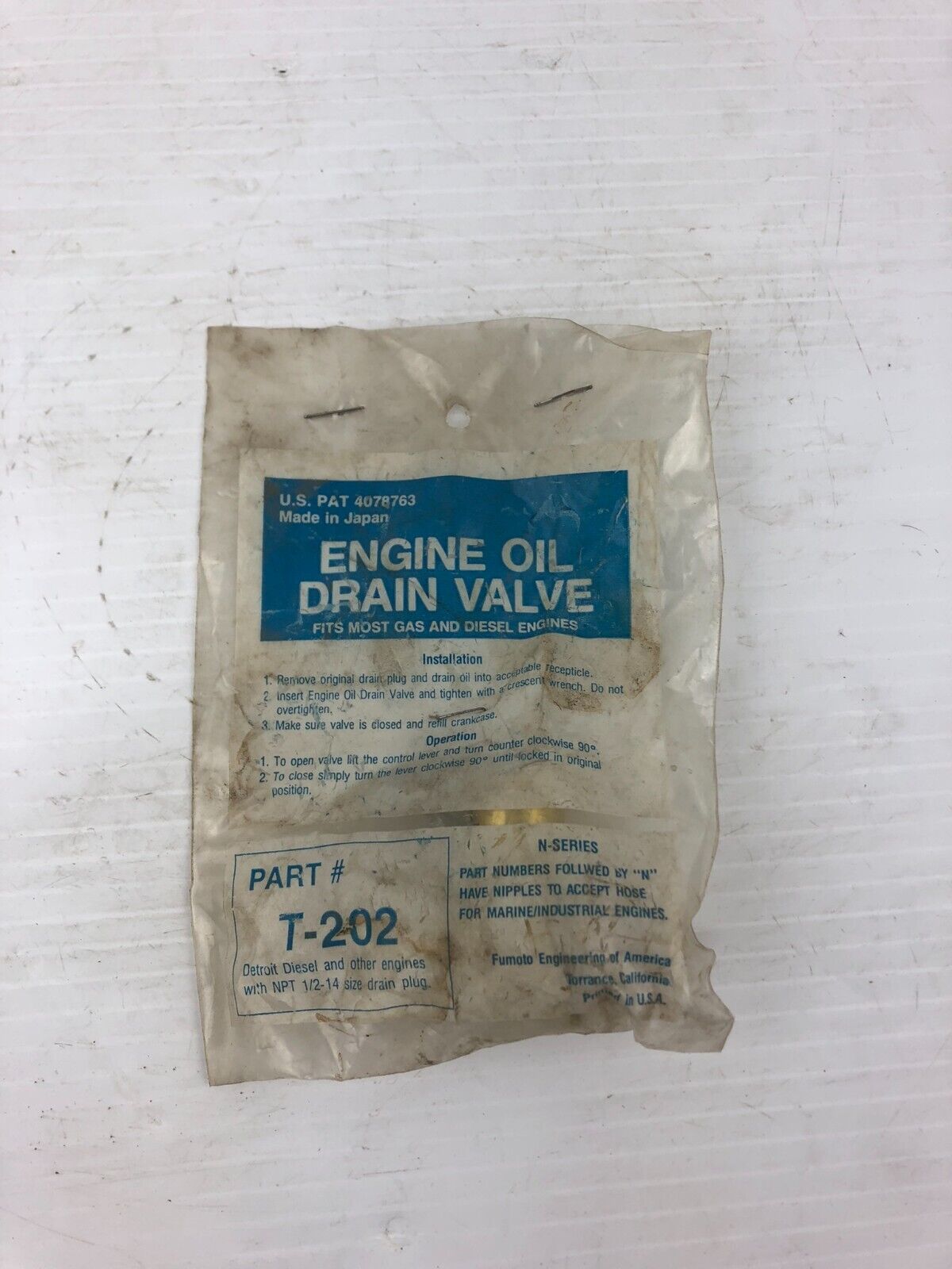 Fumoto T-202 Engine Oil Drain Valve