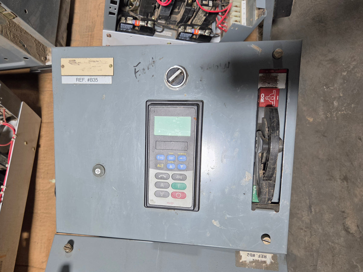 Allen-Bradley Centerline 2100 MCC Bucket PowerFlex 40 VFD 5HP 480V With Door