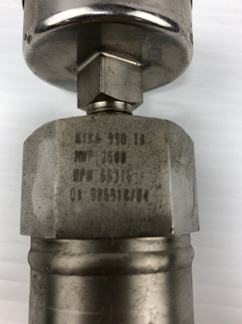 WIKA 316SS Gauge 0-160 PSI Tube and Connection