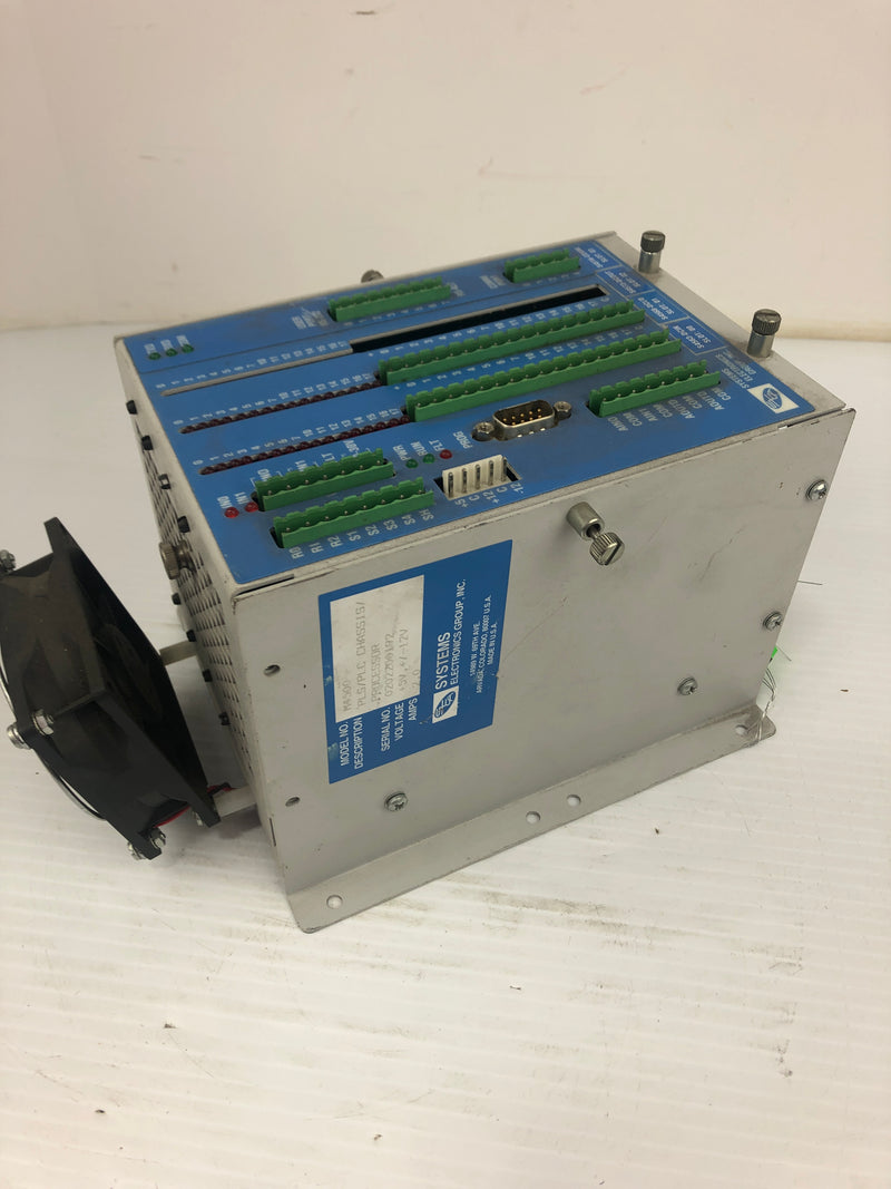 Systems Electronics Group M4500 PLS/PLC Chassis Processor 2.0 Amp with Fan